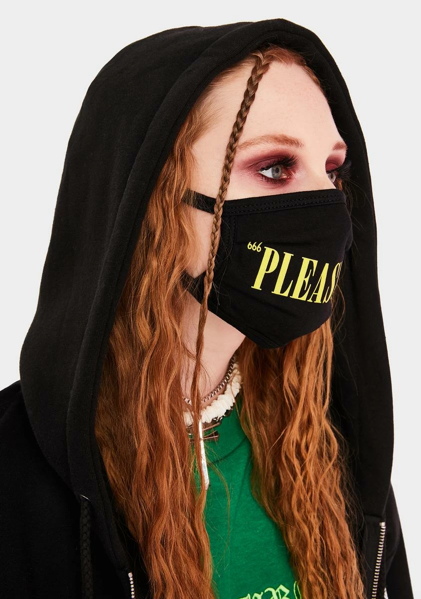 Pleasures Core Logo Face Mask 4 Pleasures Core Logo Face Mask - Image 2