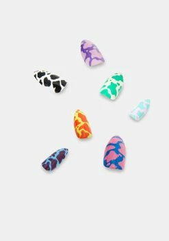 SHRINE X Alice MC Cow Print Press On Nail Set -T.U.K. Sales Store M11HN335eawVwzcOriikDKM8FhAKCOz7 24