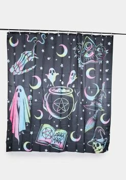 Too Fast OMG! Ghost Shower Curtain