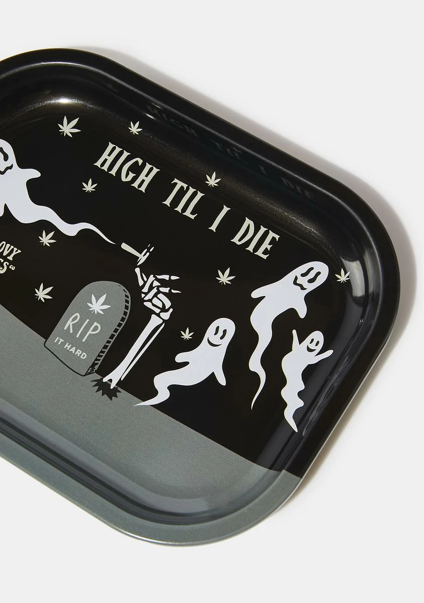 Groovy Things Co. High Til I Die Rolling Tray 4 Groovy Things Co. High Til I Die Rolling Tray - Image 2