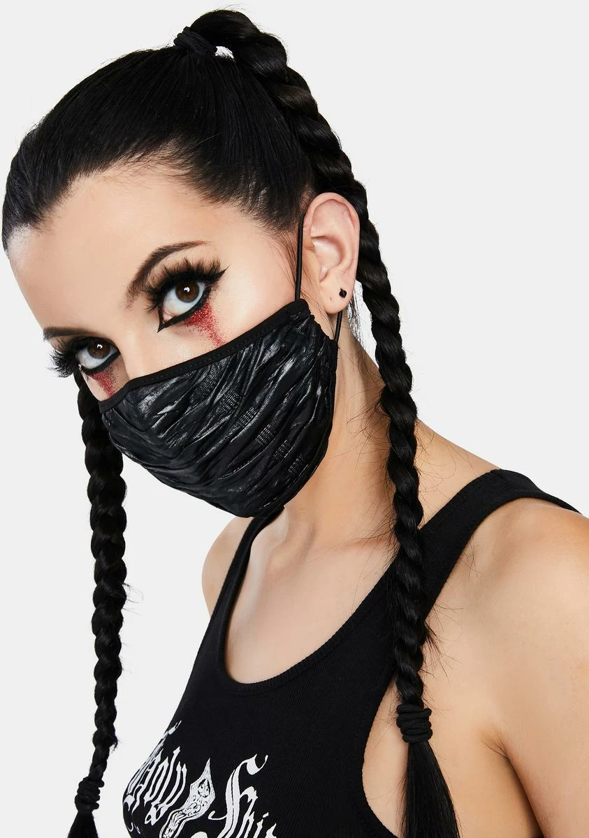 DEVIL FASHION Textured Face Mask 3 DEVIL FASHION Textured Face Mask