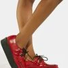 T.U.K. Red Brush Off Mondo Creepers