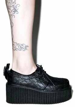 Demonia Elvira's Bow Lace Ceepers 8 Demonia Elvira's Bow Lace Ceepers -T.U.K. Sales Store NkdcuD6h3CWAkCHE2tI1je1GWpadxMv7 24