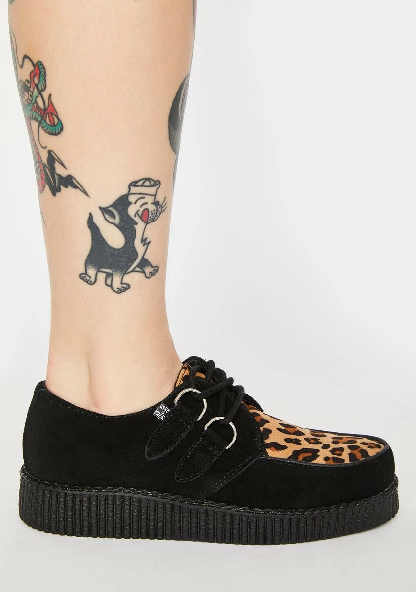 T.U.K. Leopard Viva II Low Creepers 4 T.U.K. Leopard Viva II Low Creepers - Image 2