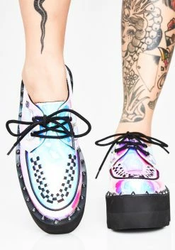 T.U.K. Ice Iridescent Dino Lug Sole Creeper -T.U.K. Sales Store O6lsfeRdJ4hDOgns6nqDmU7bes6iLRaM 24