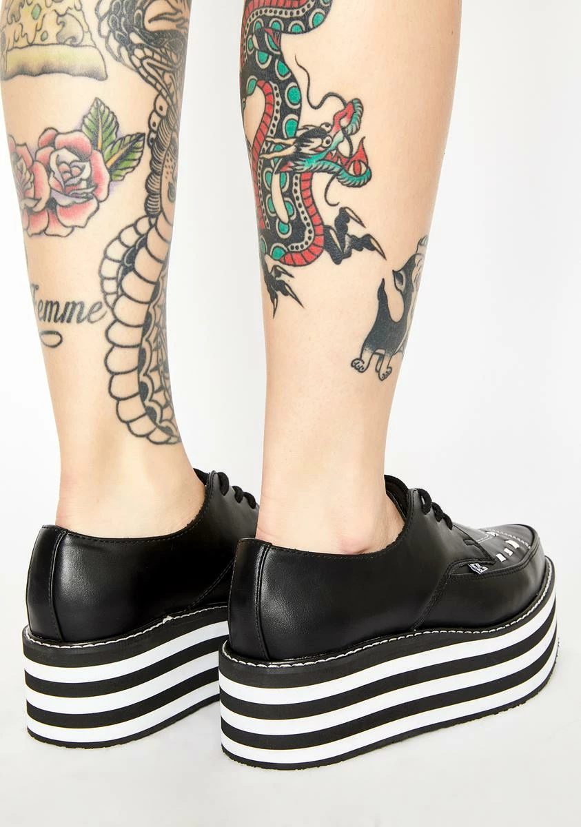 T.U.K. Pointed Striped Stack Creepers 6 T.U.K. Pointed Striped Stack Creepers - Image 4