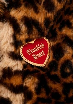 Made Au Gold Troubled Heart Enamel Pin