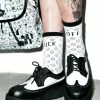 T.U.K. Black & White Wingtip Viva Mondo Creepers