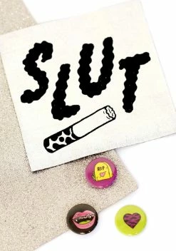 Indyanna Slut Patch 'N Pin Set -T.U.K. Sales Store S5MZhX34MWfGhF7epK2iR61OdmTweR7z 24