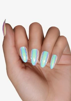 Marmalade Opal Iridescent Press On Nails