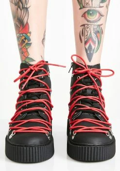 T.U.K. Vegan Multi-Lace Casbah Boots -T.U.K. Sales Store SQfgPumoEBe5hQovg9zthKWYIAR9FIPe 24