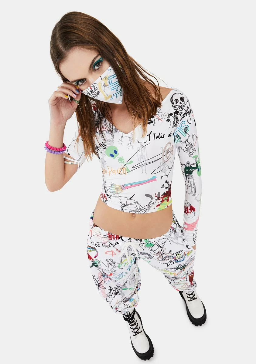 W.I.A Brushstroke Face Mask 4 W.I.A Brushstroke Face Mask - Image 2