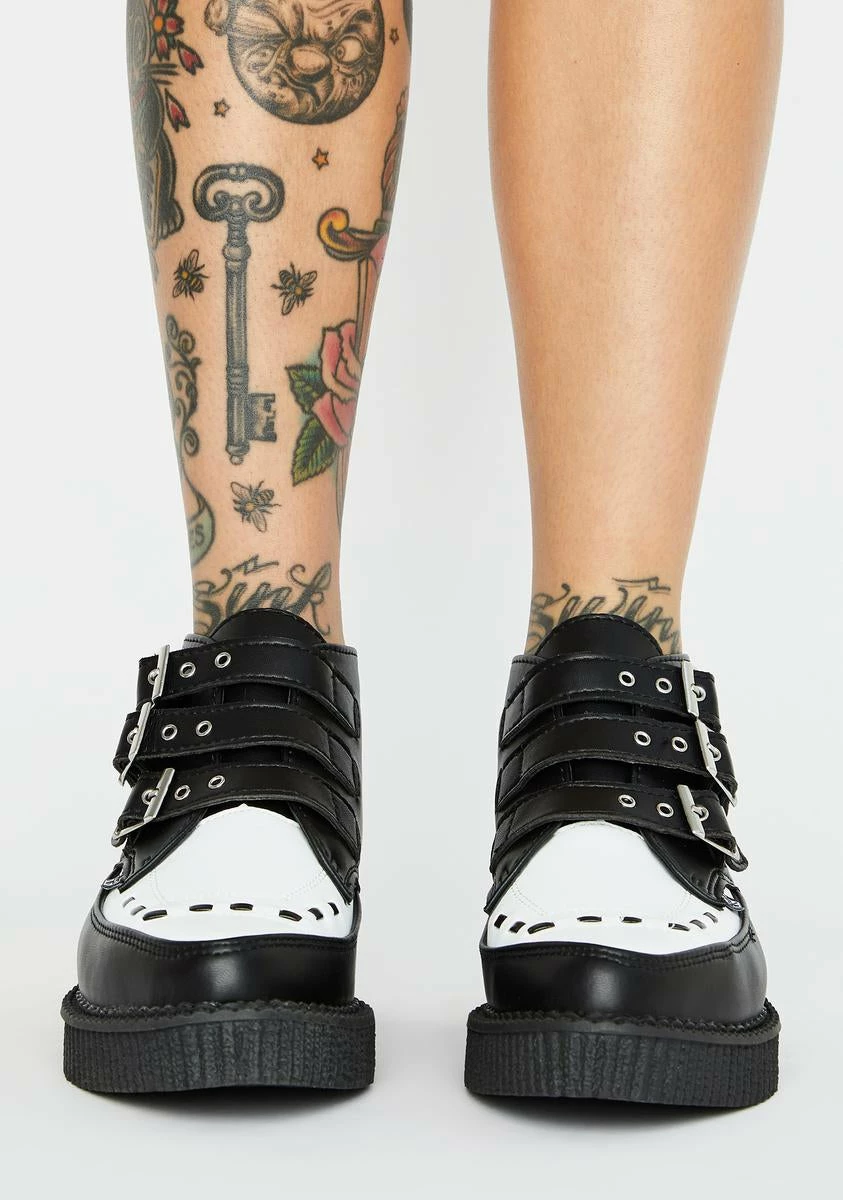 T.U.K. 3-Buckle Pointed Creeper Boots 5 T.U.K. 3-Buckle Pointed Creeper Boots - Image 3