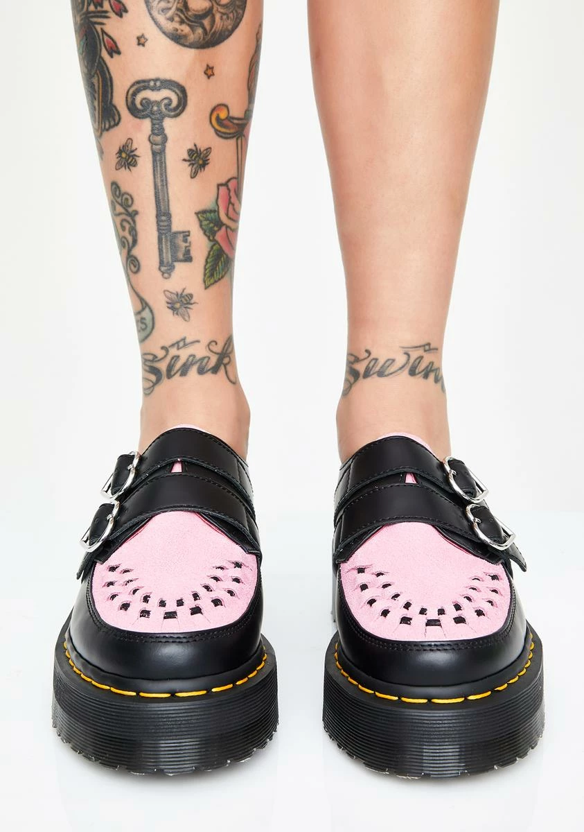 Dr. Martens X Miss Lazy Oaf Low Buckle Creepers 5 Dr. Martens X Miss Lazy Oaf Low Buckle Creepers - Image 3