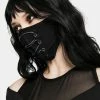 PUNK RAVE Daily Punk Lace-Up Face Mask