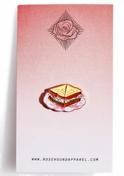 Rosehound Apparel Turkey Sandwich Enamel Pin -T.U.K. Sales Store W48DM6ujdaSE0Sy2GVj8TrnMUXrq6YwJ 24