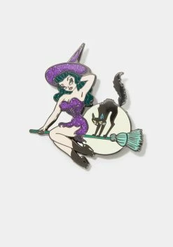 Kreepsville 666 Hex Kitten Enamel Pin