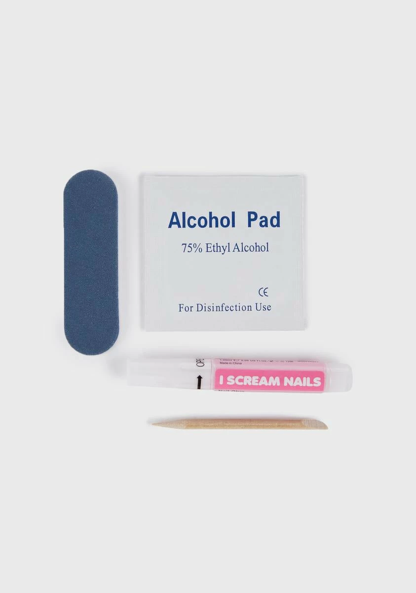 I SCREAM NAILS Purple Pleasures Coffin Shaped False Nails 3 I SCREAM NAILS Purple Pleasures Coffin Shaped False Nails - Image 2