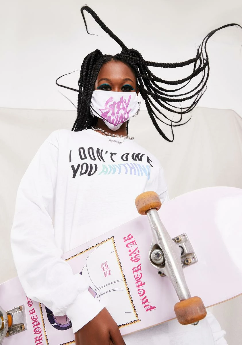 Proper Gnar Stay Away Face Mask 4 Proper Gnar Stay Away Face Mask - Image 2