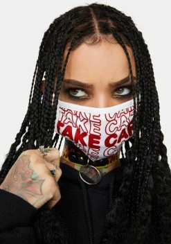 Petals And Peacocks Siren Take Care Face Mask