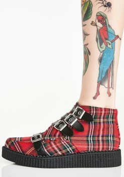 T.U.K. Vegan Buckle Plaid Creepers -T.U.K. Sales Store Y27zg4BGNttiRJKcIeH38NYLpq622DFp 24