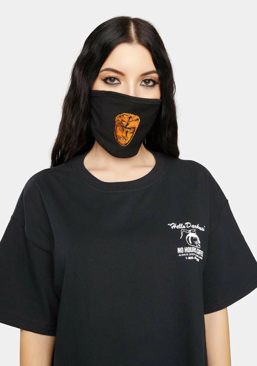 Rock Rebel Chaney Wolfman Face Mask 4 Rock Rebel Chaney Wolfman Face Mask - Image 2