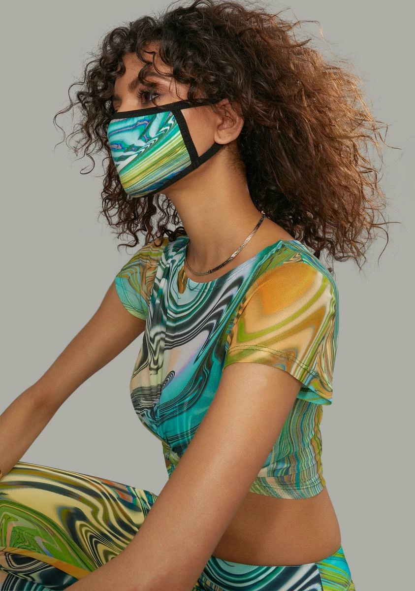 Poster Grl Hypnotic Habits Face Mask 3 Poster Grl Hypnotic Habits Face Mask