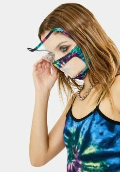 X_Ana Accessories Rainbow Stop The Spread Face Shield