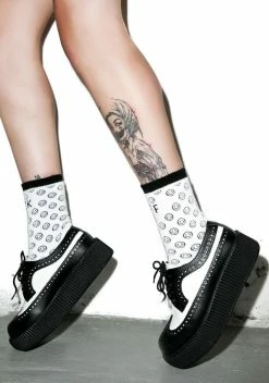 T.U.K. Black & White Wingtip Viva Mondo Creepers 9 T.U.K. Black & White Wingtip Viva Mondo Creepers -T.U.K. Sales Store ZBEnuuXbSncG9k5xOUfVRTueFgpjQ03N 24