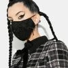 PUNK RAVE Daily Gothic Lace Face Mask