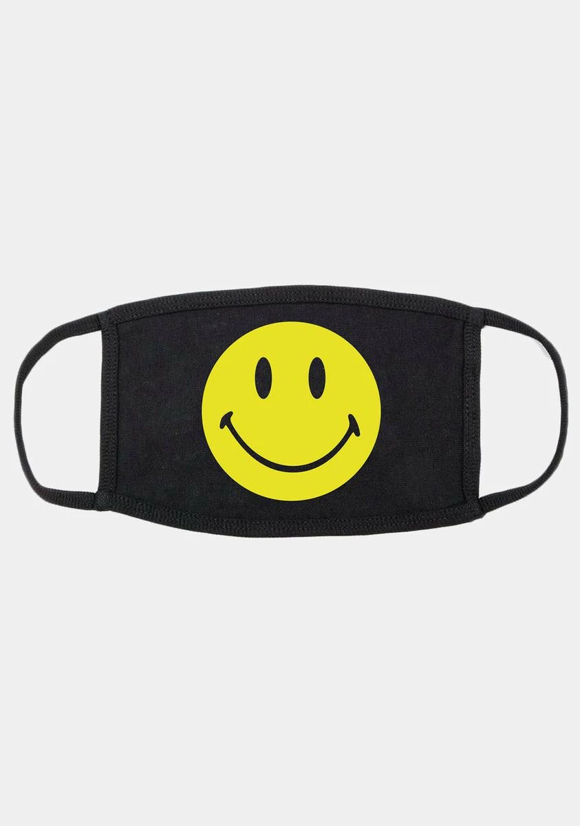 MARKET Smiley Face Logo Mask 3 MARKET Smiley Face Logo Mask