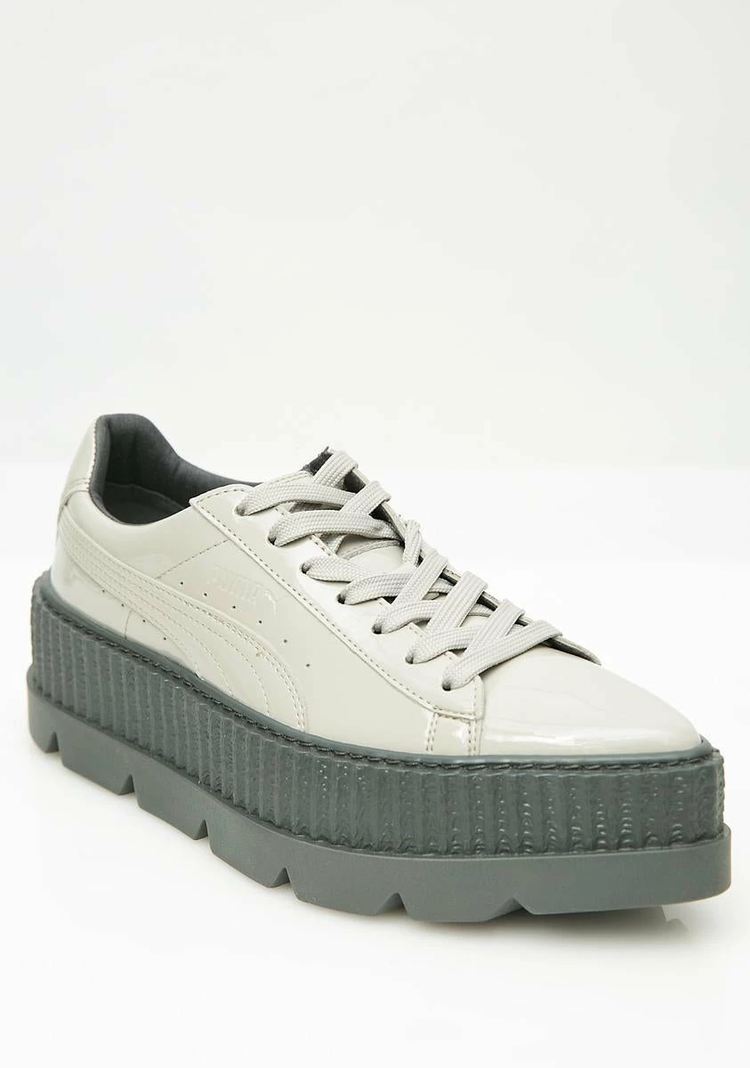 Dove FENTY PUMA By Rihanna Pointy Patent Creepers 6 Dove FENTY PUMA By Rihanna Pointy Patent Creepers - Image 4