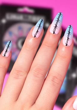 Lunar Tides Barbed Wire Press On Nails