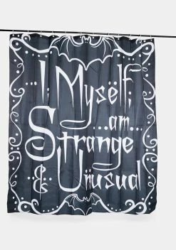 Too Fast I Myself Am Strange And Unusual Shower Curtain