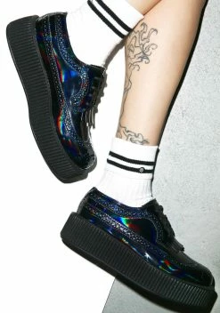 T.U.K. Iridescent Kiltie Creepers 8 T.U.K. Iridescent Kiltie Creepers -T.U.K. Sales Store dolCoRK8NzBJ0ZMwG5FeBM7m9geNOC44 24