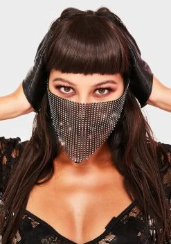 X_PTLHZ Grim Glitter Freeze Face Mask