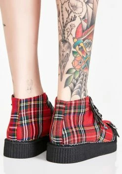 T.U.K. Vegan Buckle Plaid Creepers -T.U.K. Sales Store fT3UyfBrfzT66LyL28unyZBxNVvmqe6u 24