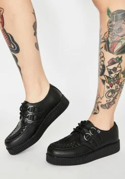 T.U.K. Viva II Low Lace Up Creepers