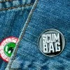 Sourpuss Clothing Scum Bag Enamel Pin