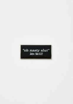 Memento Mori Goods Oh Nasty Slut Enamel Pin -T.U.K. Sales Store gYrwcNU7WGzthW2tVuSmoCz5gyySHCMJ 24