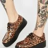 T.U.K. Patent Leopard Lace Up Creepers -T.U.K. Sales Store ggs3tDw6tRWlERoDmVJrwqnBM31S88mk 24