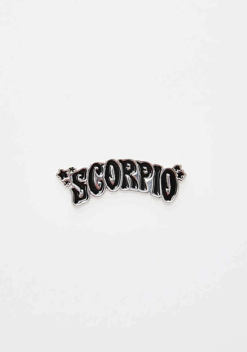 HOROSCOPEZ Scorpio Enamel Pin 4 HOROSCOPEZ Scorpio Enamel Pin - Image 2