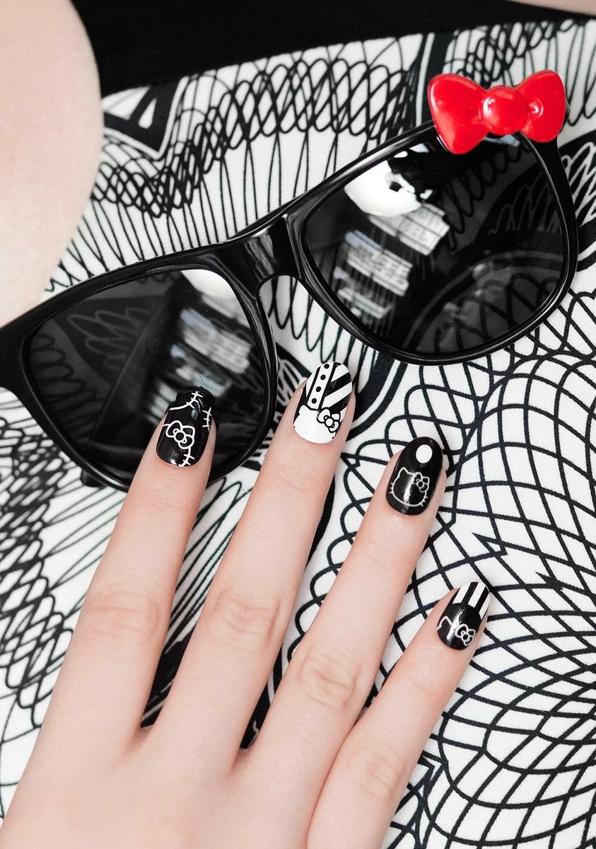 NCLA Mod Hello Kitty Nail Wraps 4 NCLA Mod Hello Kitty Nail Wraps - Image 2