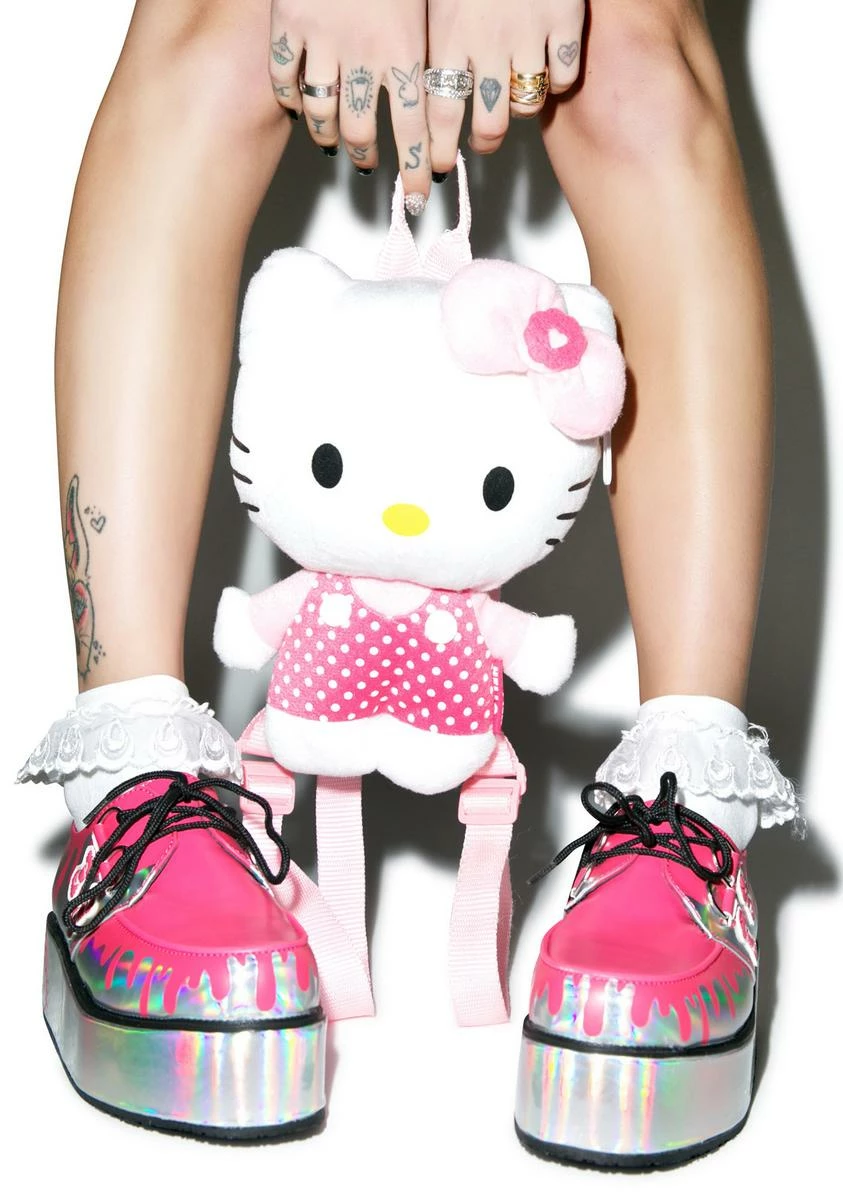 T.U.K. Pretty Pink Paint Bucket Hello Kitty Creepers 5 T.U.K. Pretty Pink Paint Bucket Hello Kitty Creepers - Image 3