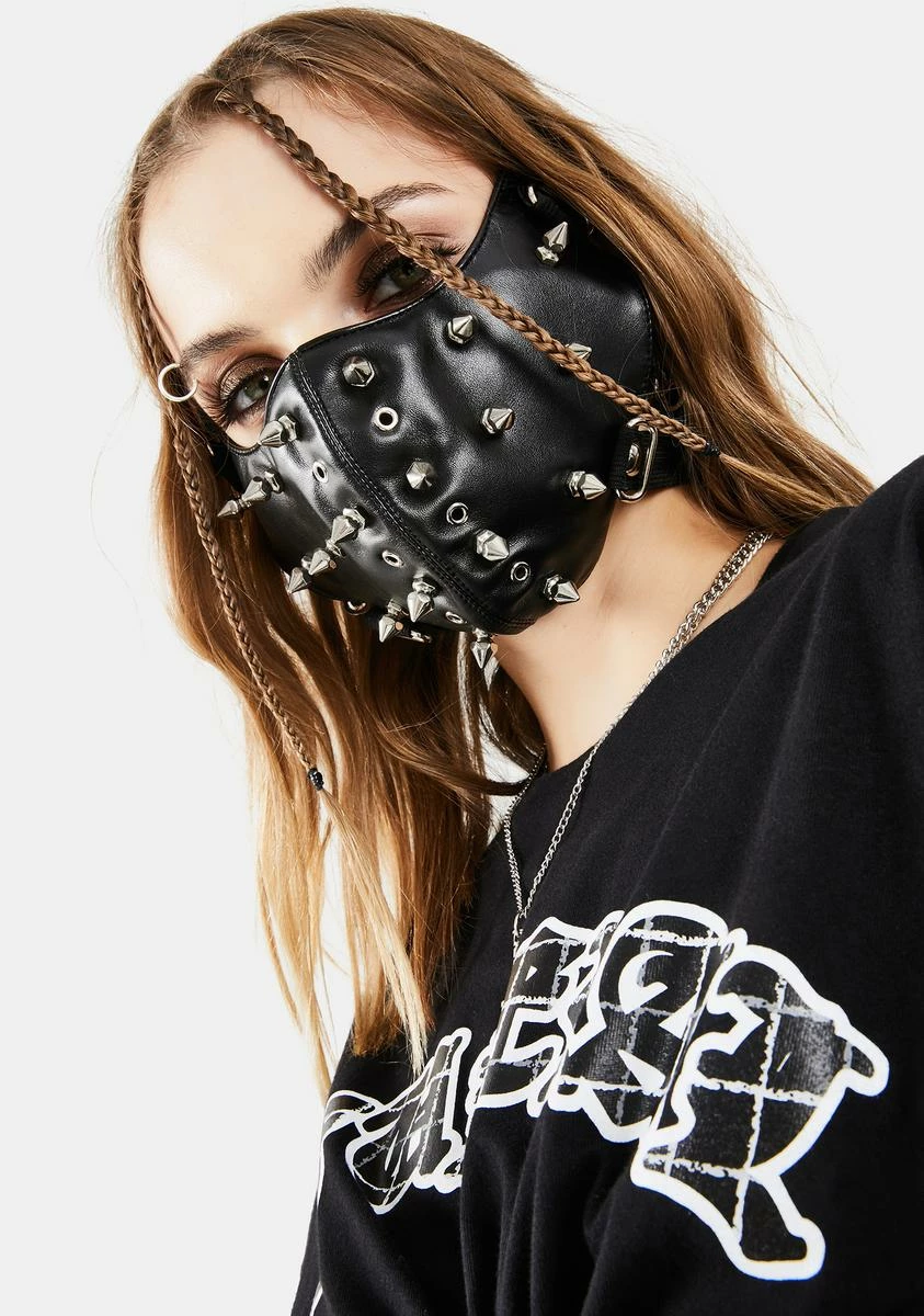 Lamoda Fully Studded Face Mask 3 Lamoda Fully Studded Face Mask
