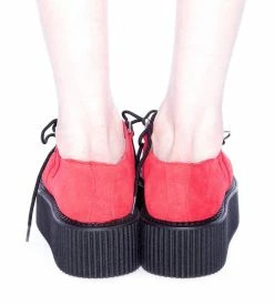 T.U.K. Red Suede Mondo Creeper -T.U.K. Sales Store hZ2TYPDh2S9rSPWmwZ81R93F8WPBhoRC 24