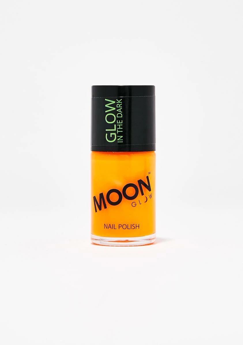 Moon Creations Orange Glow In The Dark Nail Varnish 4 Moon Creations Orange Glow In The Dark Nail Varnish - Image 2