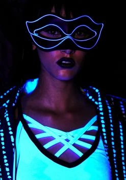 X_Ana Accessories Icy Red Light District Face Mask