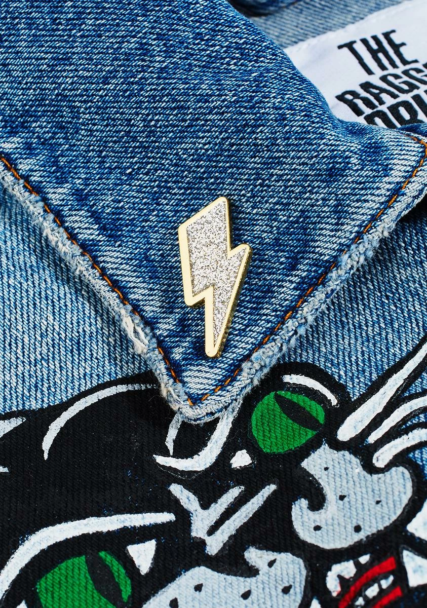 Skinnydip Lightning Bolt Pin 3 Skinnydip Lightning Bolt Pin