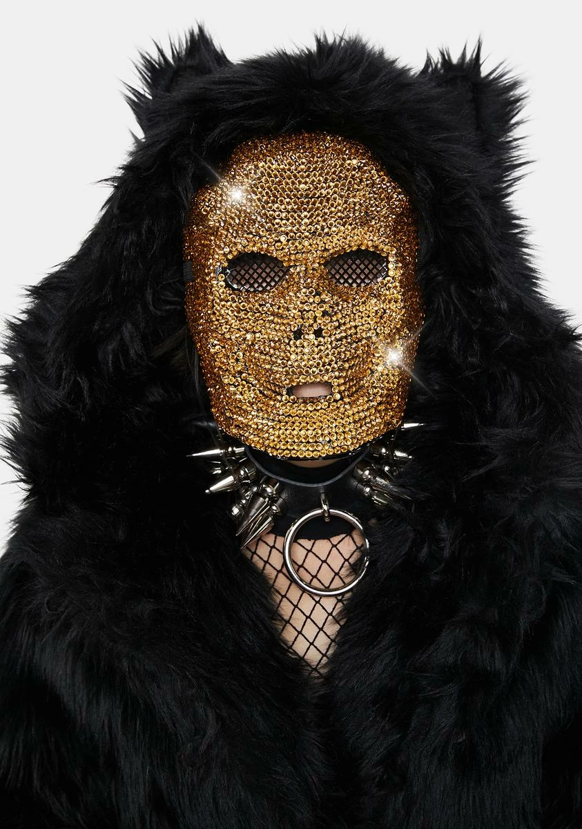 X_KBW Precious Bumpin' Skulls Rhinestone Mask 3 X_KBW Precious Bumpin' Skulls Rhinestone Mask